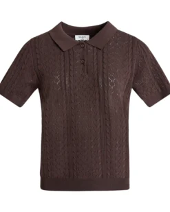 Alba ss knit polo