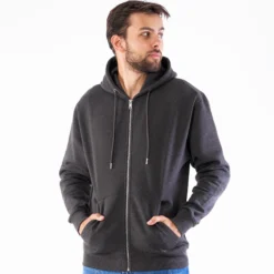 Basic full zip hoodie