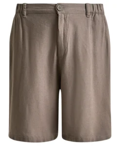 Boxy linen shorts