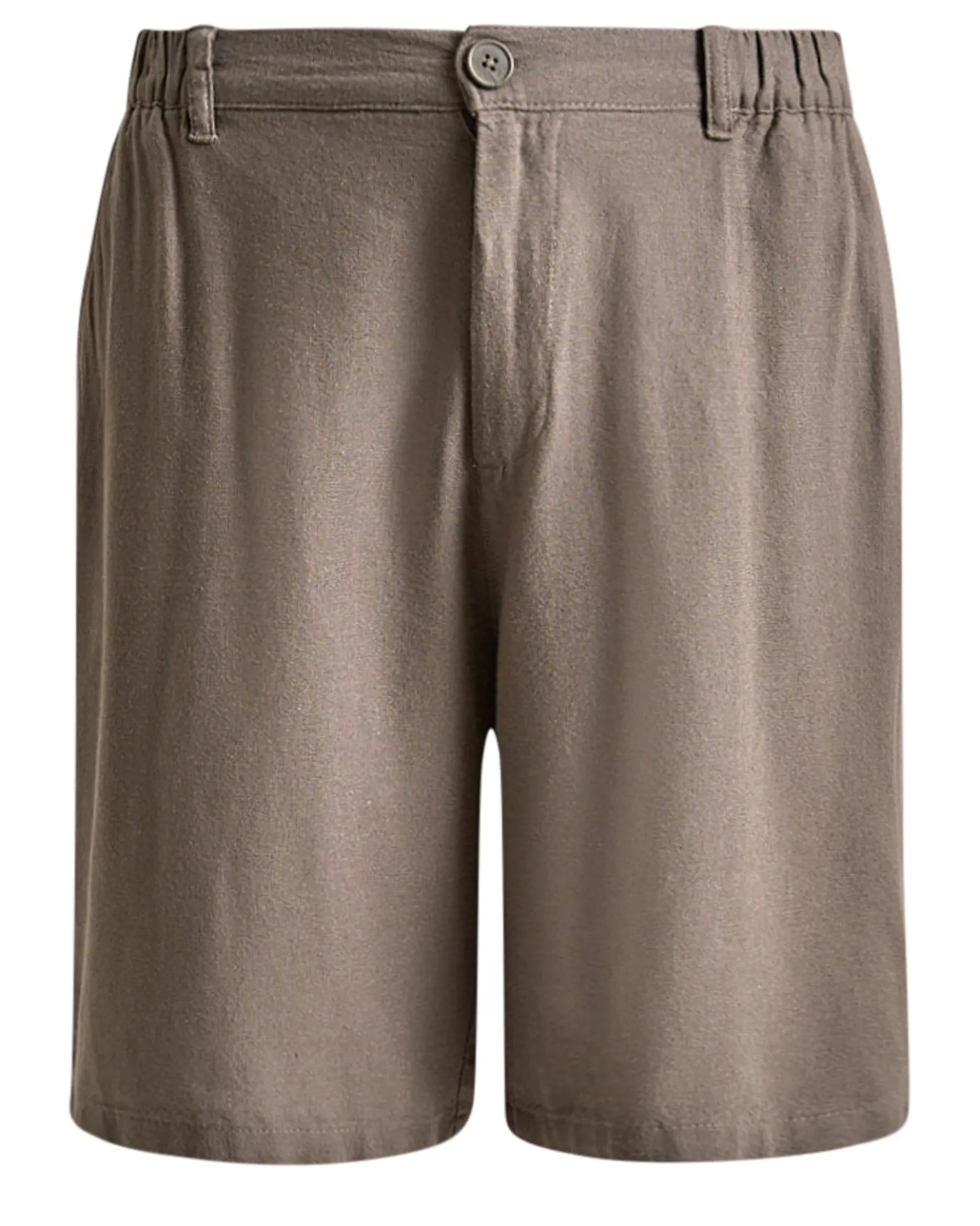 Boxy linen shorts