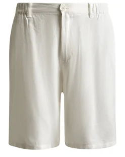 Boxy linen shorts