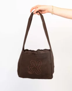 Brown mini shopper