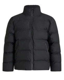 Coated puffer jacket