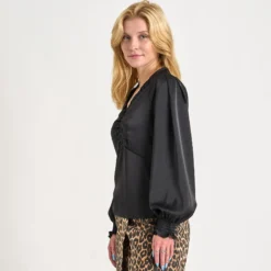 Evie satin blouse