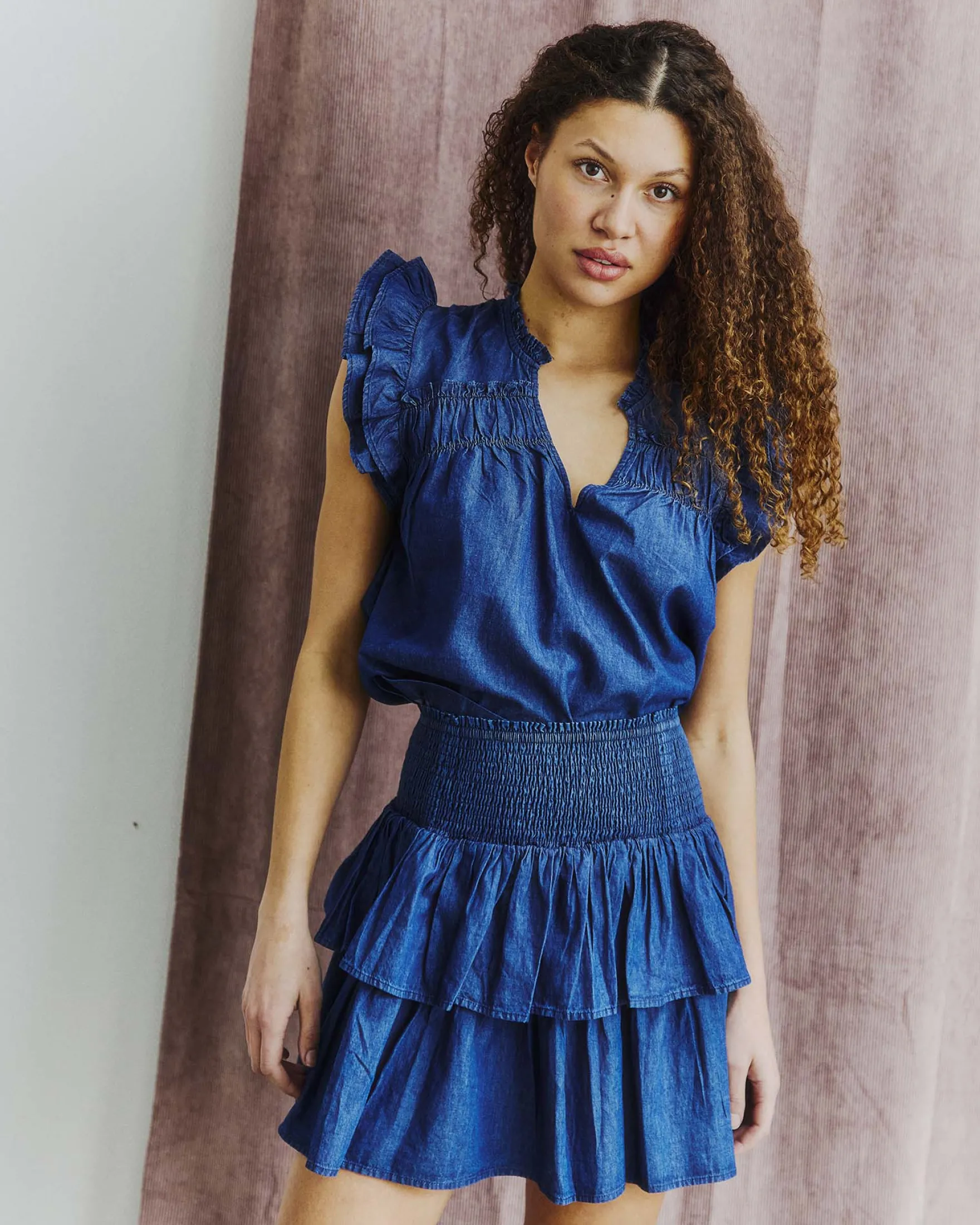 Fenja denim skirt