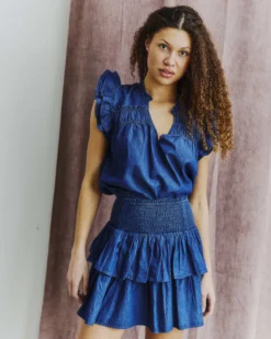 Fenja denim top