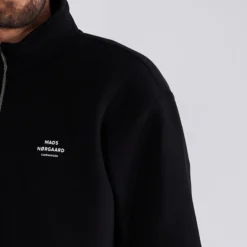 Half zip logo sweat