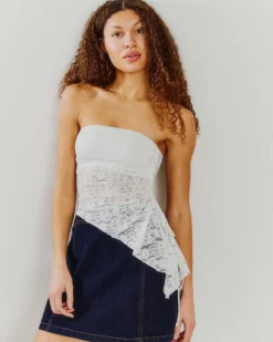 Holly bandeau lace top