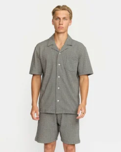 Jaquard SS Cuban Shirt