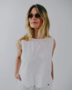 Jocely embroidery top