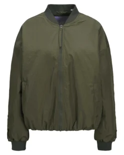 JXEMBER LACE UP BOMBER JACKET