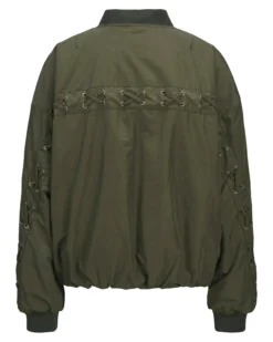 JXEMBER LACE UP BOMBER JACKET