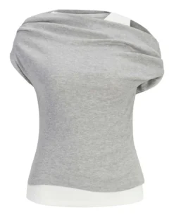 JXHENNA OFF LAYERING TOP