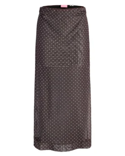 JXMINNA MESH STRAIGHT SKIRT