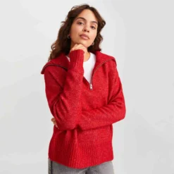 Jxsiko diverse half zip knit