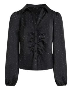 Kaira satin stone shirt