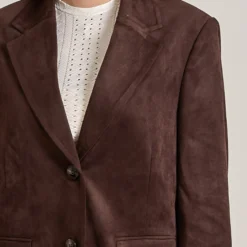 Lara faux suede jacket