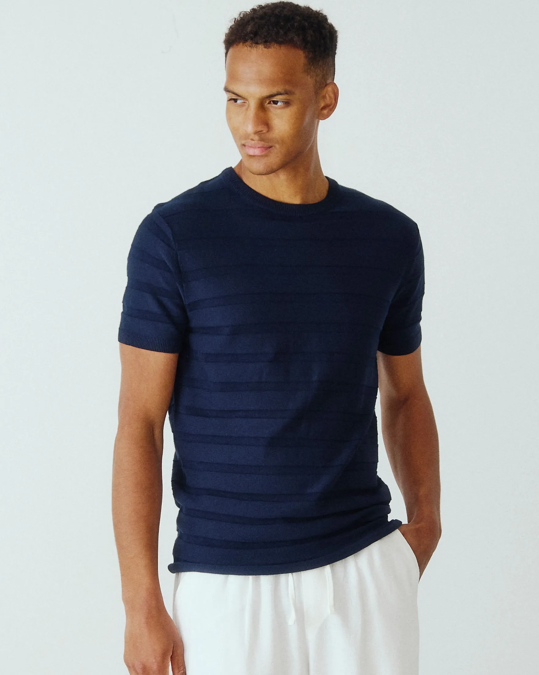 Luke knit tee
