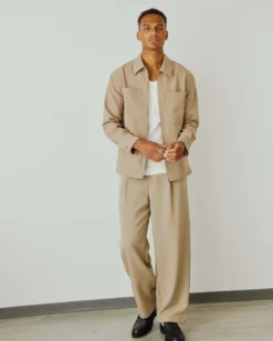 Matt Zip Overshirt
