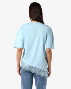NMEASY LACE DETAIL T-SHIRT