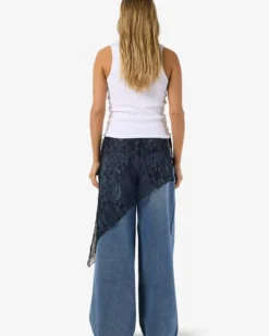 NMIDA LACE WRAP SKIRT