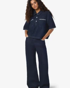 NMINDIE DENIM LACE SHIRT