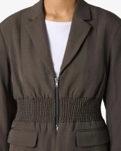 NMIRIS L/S SMOCK FITTED BLAZER