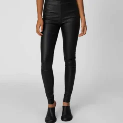 Objbelle coated leggings