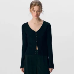 Objcostica l/s cardigan knit