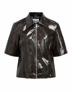 OBJEBBA S/S LO SNAKE TOP