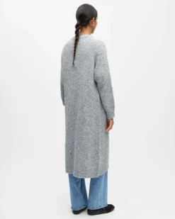 OBJMILU LONG KNIT CARDIGAN