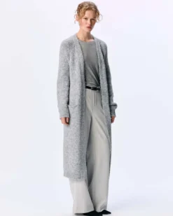 OBJMILU LONG KNIT CARDIGAN