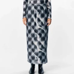 Objmontana mw midi mesh skirt