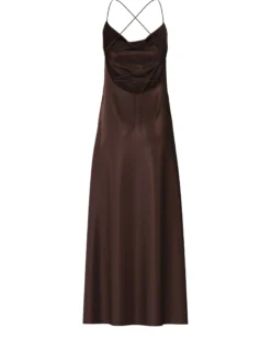 Objsally maxi slip dress