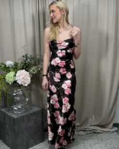 Objsally maxi slip dress