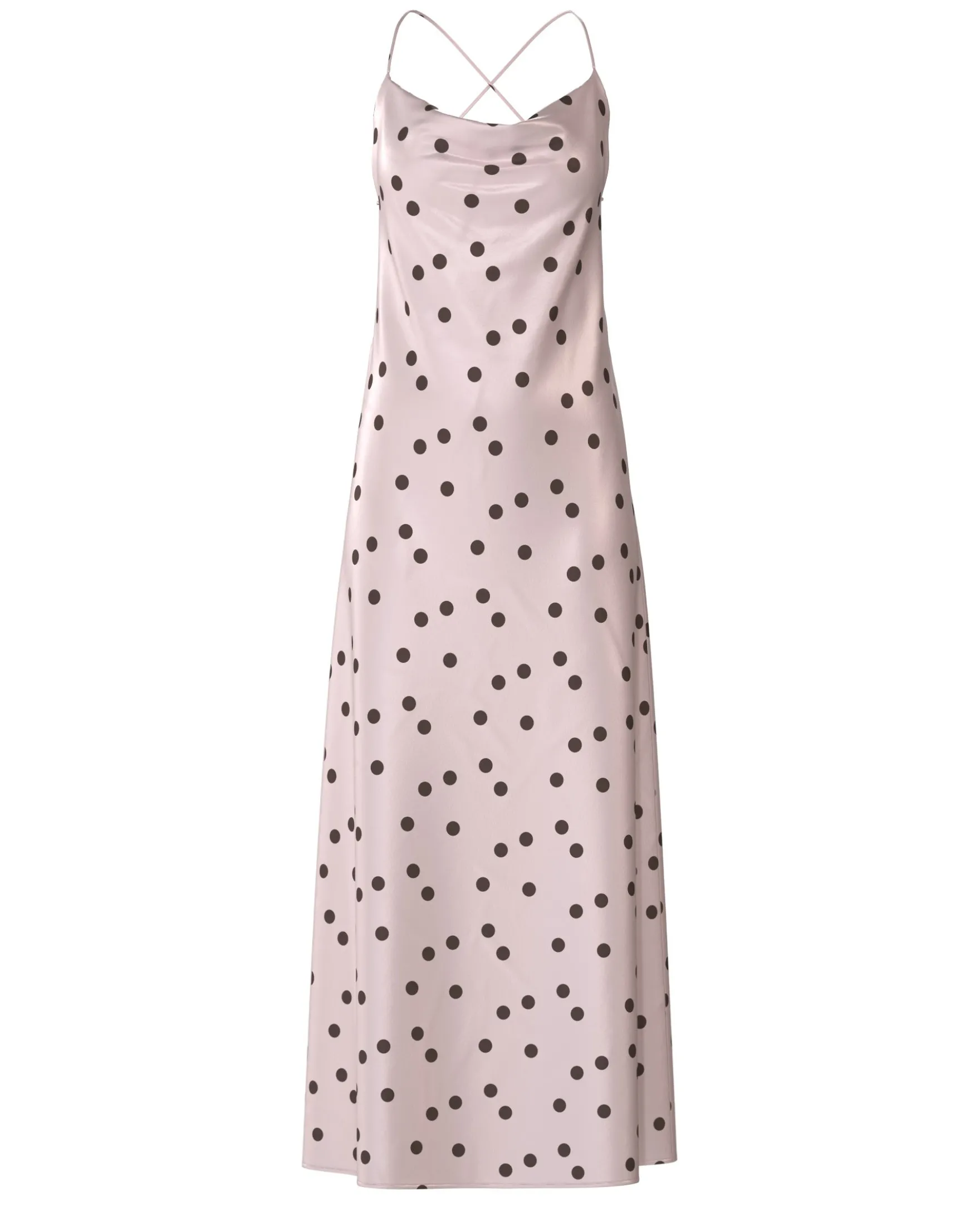 Objsally maxi slip dress