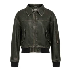 Objscarlet biker jacket