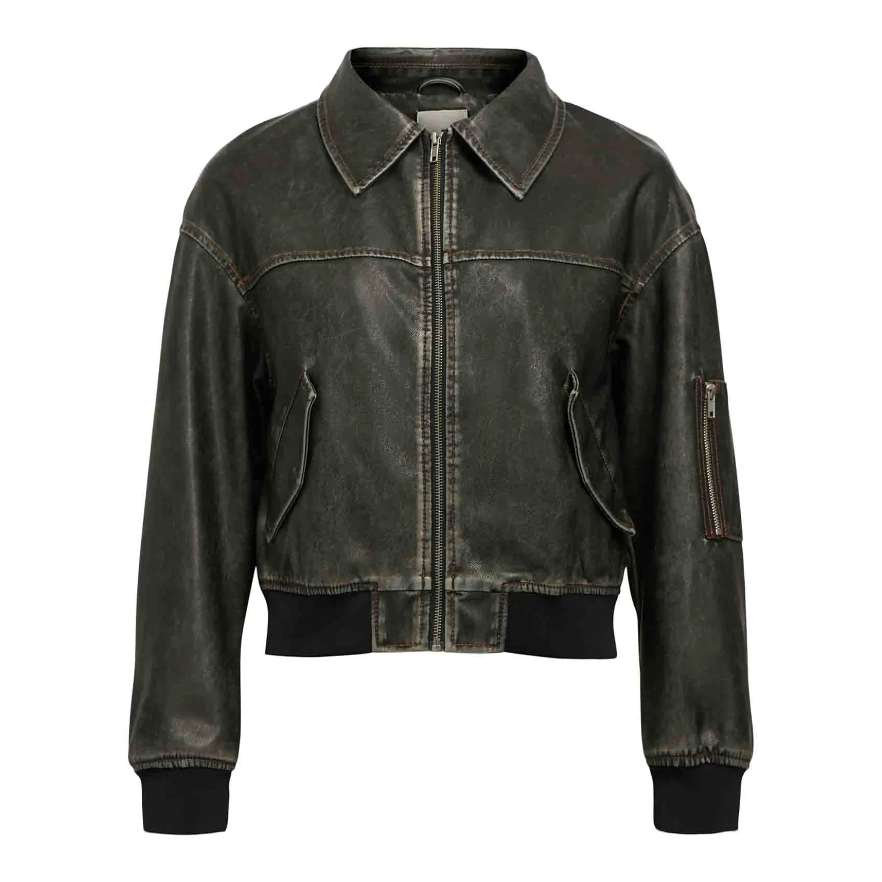 Objscarlet biker jacket