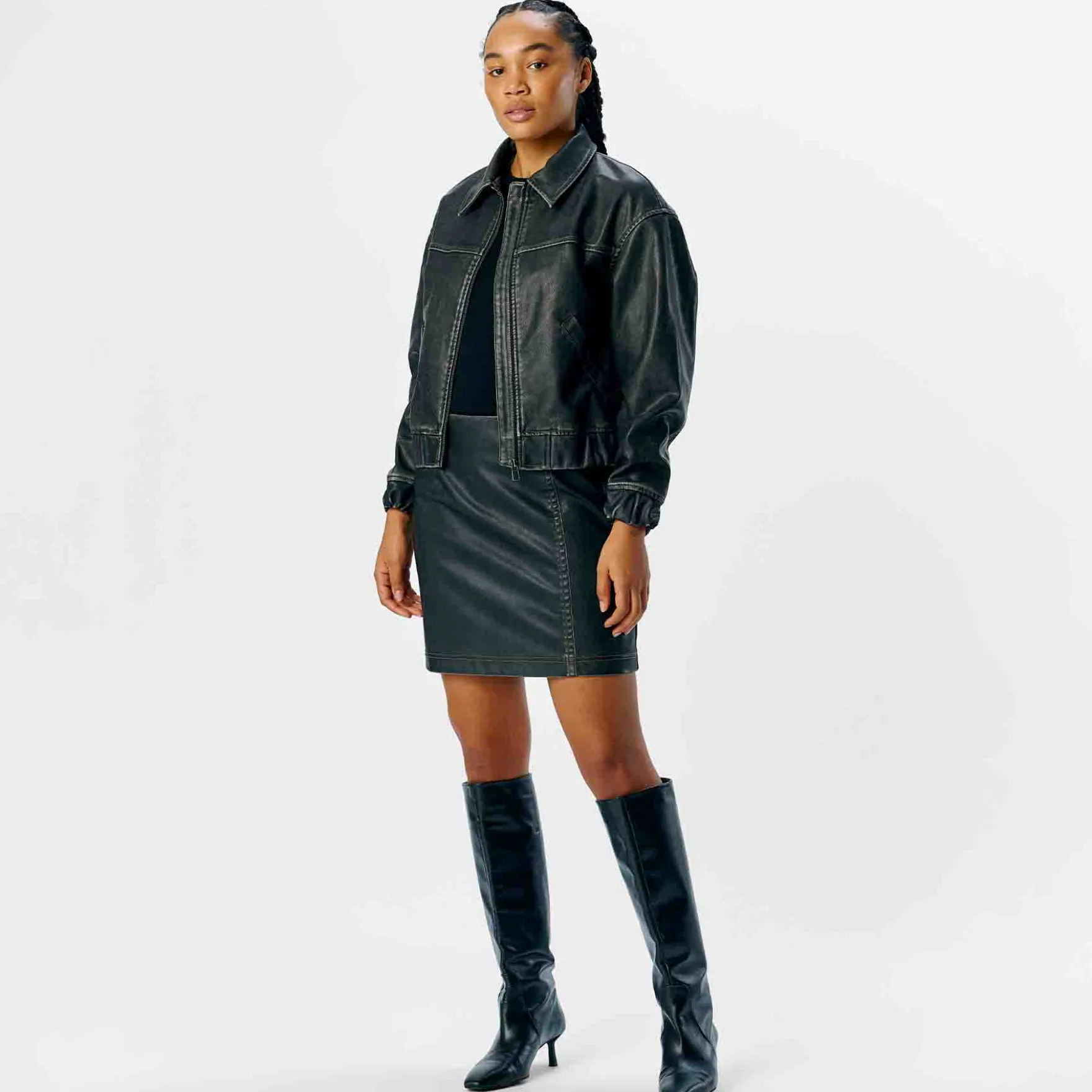 Objscarlet biker jacket
