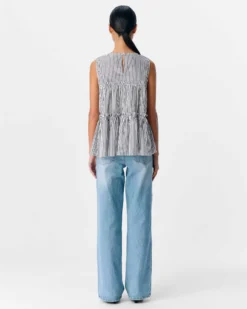 OBJTUTTA S/L LO O-NECK TOP