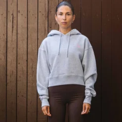 Organic fitted hoodie