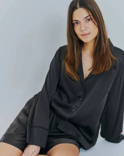 Orlina satin shirt