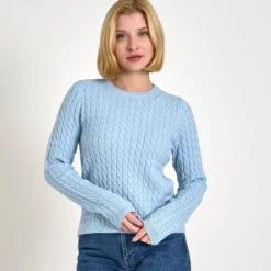 Pcfia ls cable knit