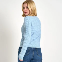 Pcfia ls cable knit