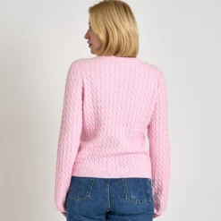 Pcfia ls cable knit