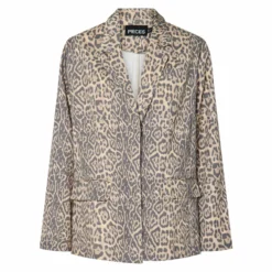 Pcfia ls loose denim blazer