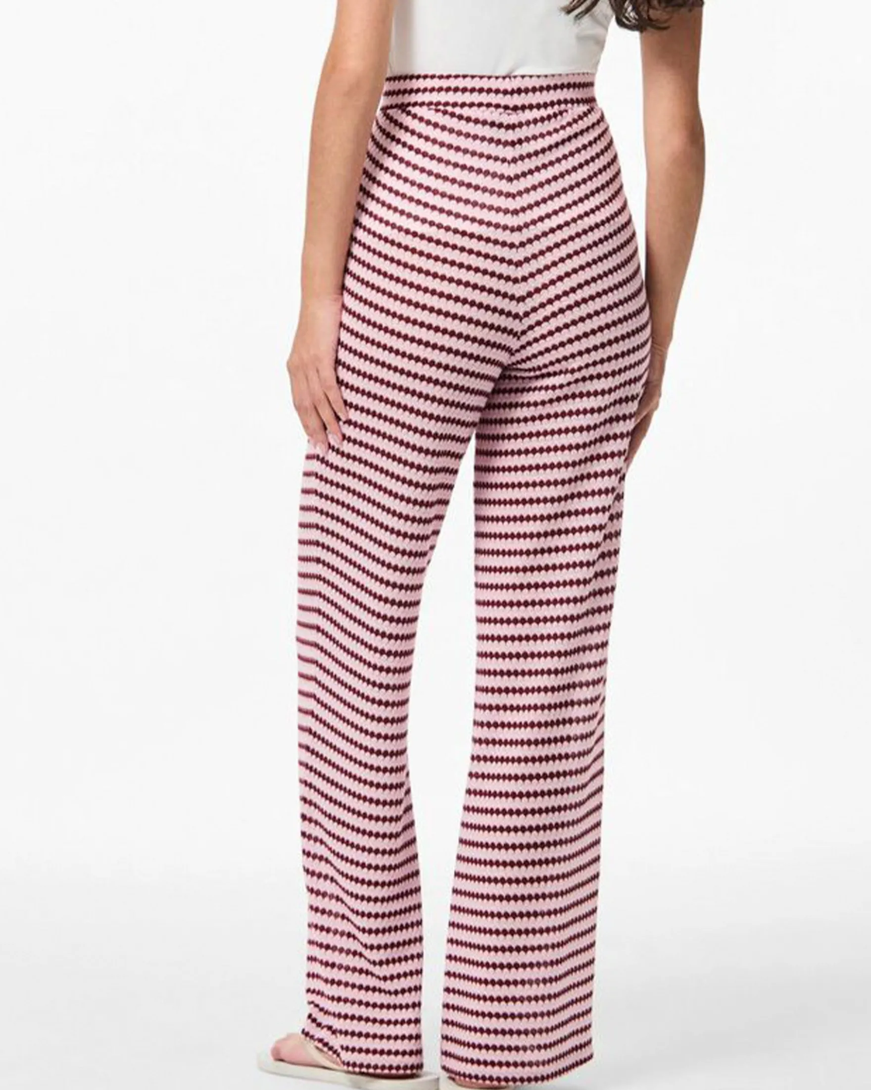 Pcjeya hw wide knit pants