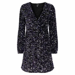 Pckam ls wrap dress