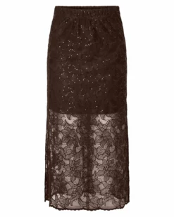 PCLOUISE HW MIDI SKIRT