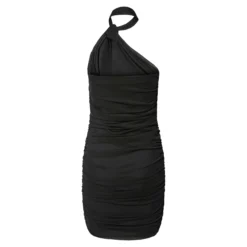 Pcnalle sl halterneck mesh dress